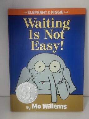 'Waiting Is Not Easy!' Kids Hardcover Book -